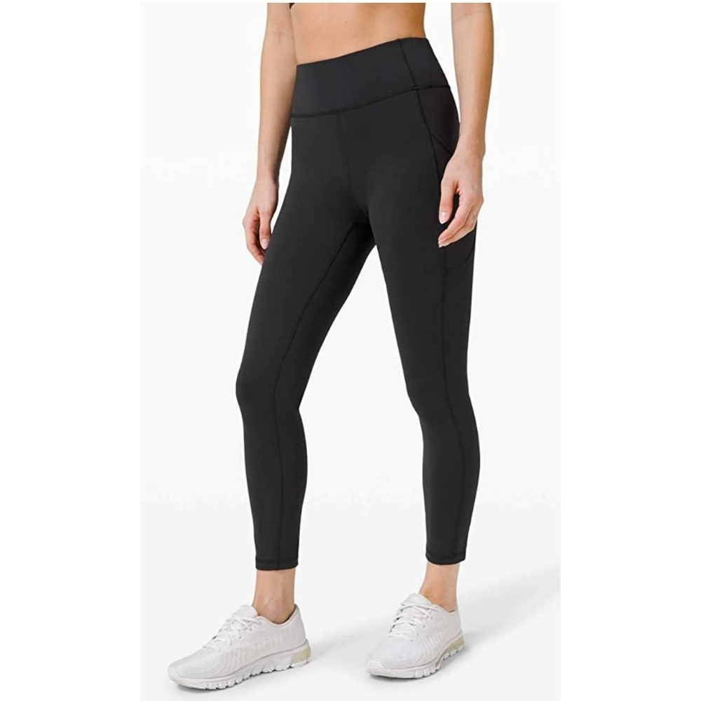 NWT, Lululemon Invigorate high rise tight 25" Black Size 4.